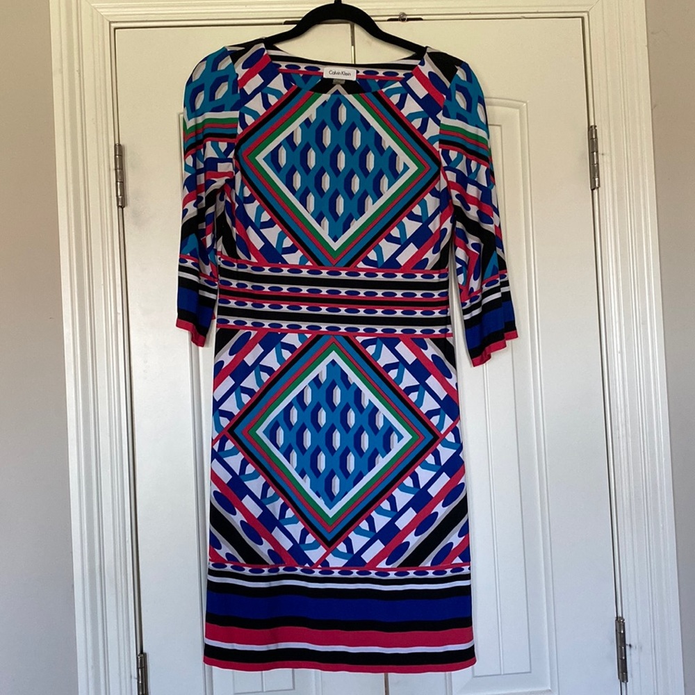 Calvin Klein print dress